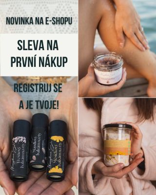 Mám pro Vás novinku! ✨ Od teď si můžete vytvořit účet na našem e-shopu a získat slevu na první nákup! Proč se registrovat?...