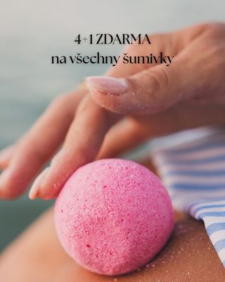 4+1 ZDARMA na všechny šumivky na e-shopu 🛁 Link na e-shop v biu 👇 #přírodníkosmetika #sumivebomby #relaxace #ručnívýroba...